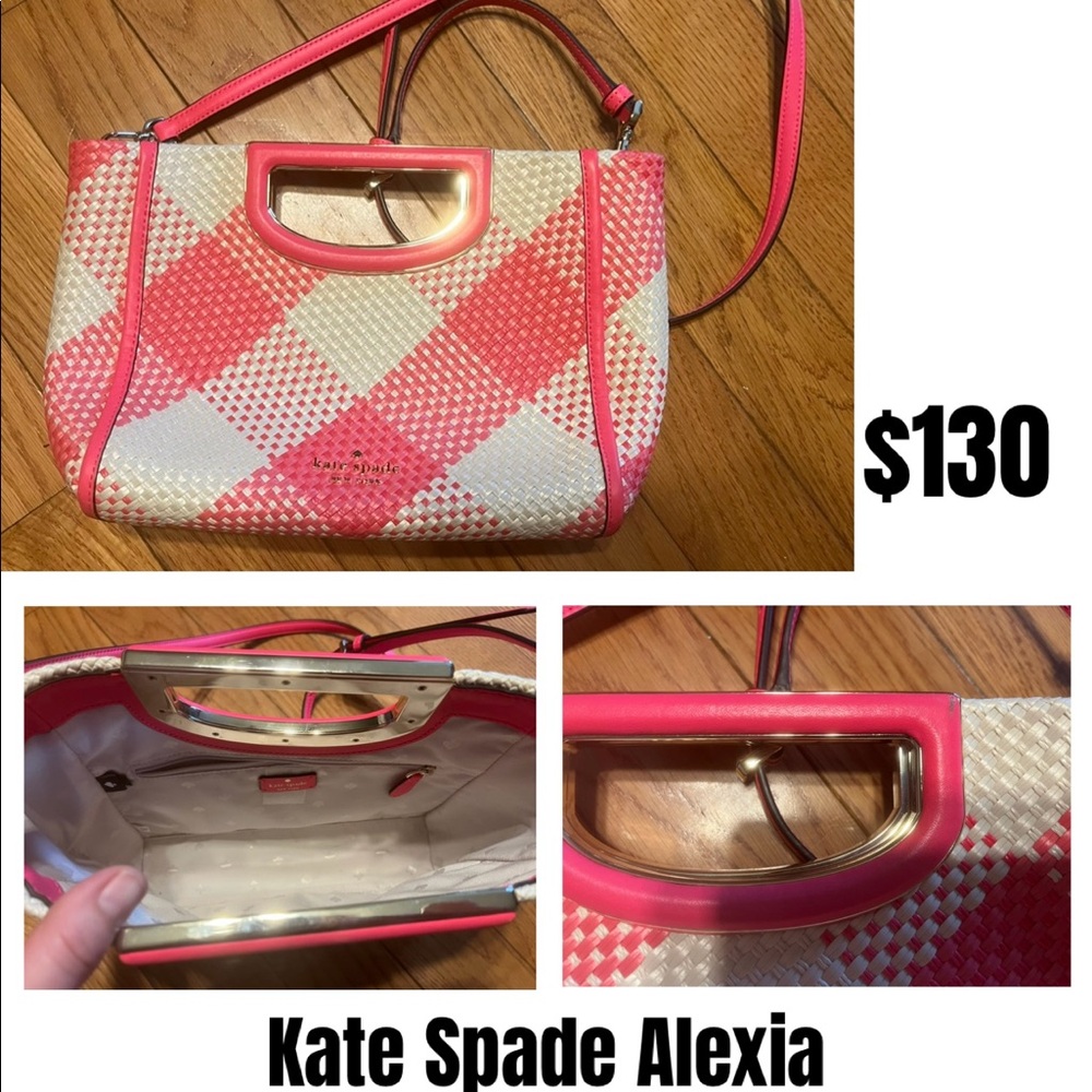 Vintage Kate Spade Alexia Woven Crossbody